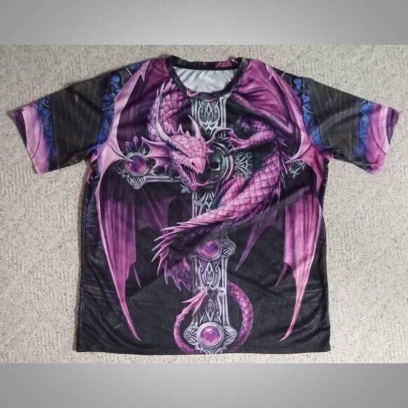 Graphic Tee dragon men's size XL - Picture 1 of 5